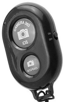 Bluetooth remote for selfie stick